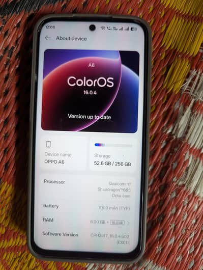 oppo A6 official with box exchange possible