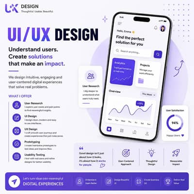 Fresh UI/UX Designer | Creating Modern & Impactful Digital Experiences