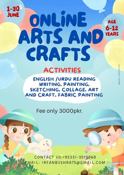 kids art and craft courses