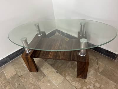 Centre table with 2 side tables