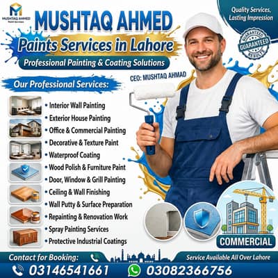 Professional Painter Services | Home & Office Paint Work