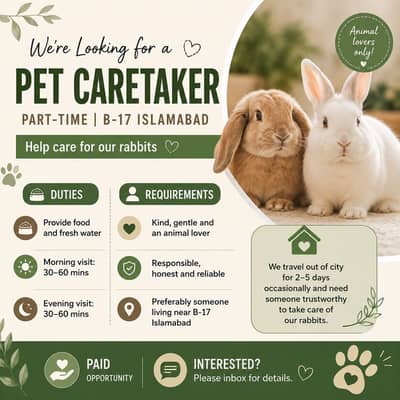 Pet care taker