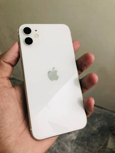 Iphone 11 128gb white color physical pta approved