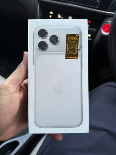 iPhone 17pro Max 256GB PTA approved physical+Esim