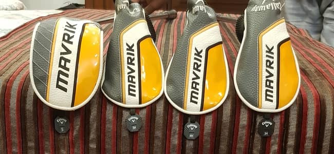 Mint condition Callaway Mavrik 5 wood plus 3, 4, 5 Hybrids