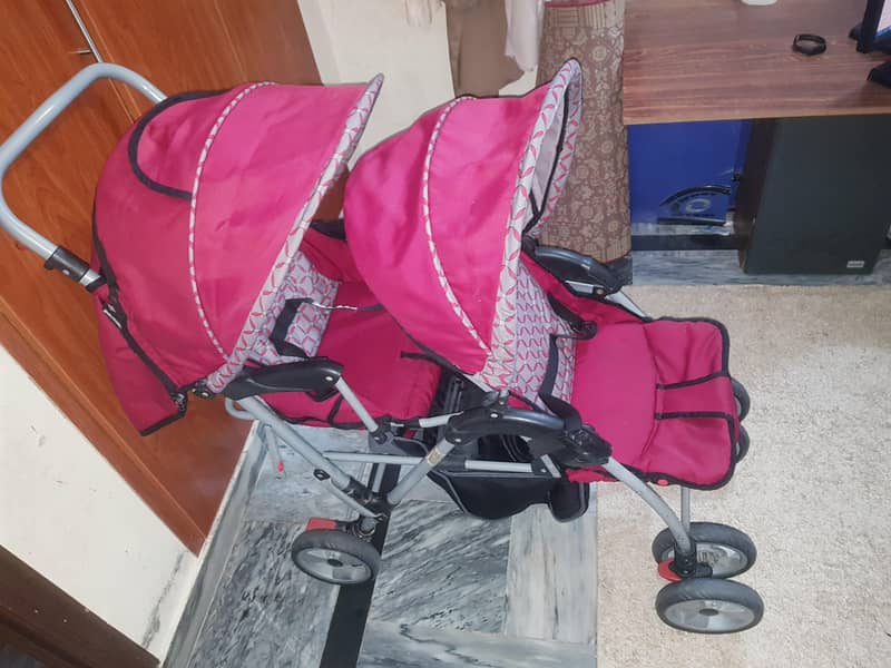 Double babies Stroller 1