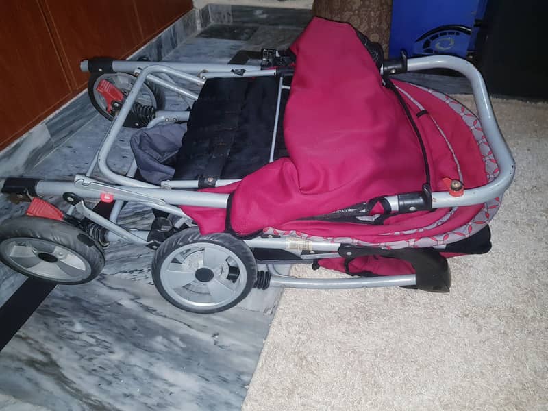 Double babies Stroller 2