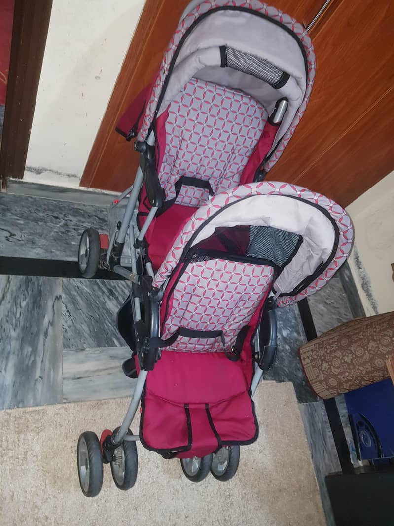 Double babies Stroller 4