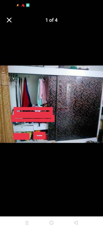 Sliding door wardrobe 8ft  x 8 ft