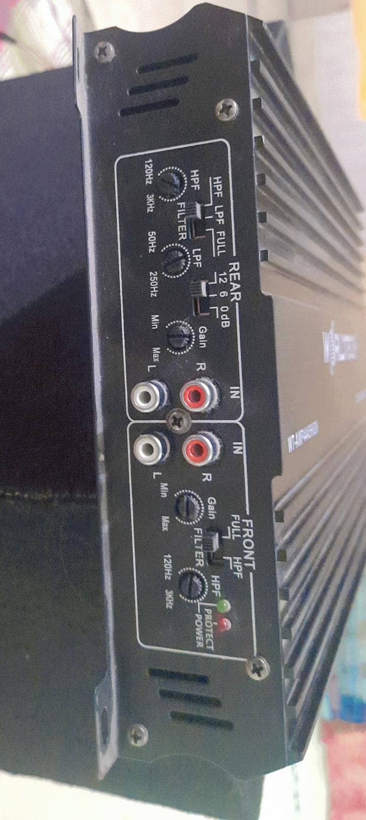 Amplifier & wofer 4