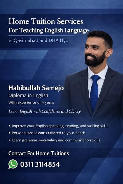 Are you looking for a reliable English home tutor for your child?