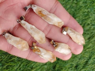 Natural Citrine Pendents