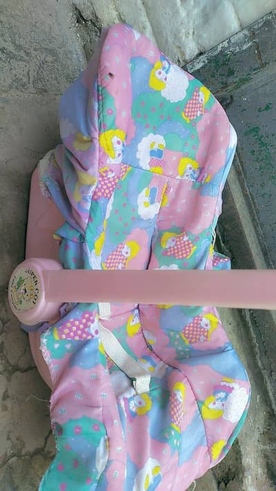 Baby Rocking Swing Seat for Kids – Soft Cushioned Infant Swing (Pink)