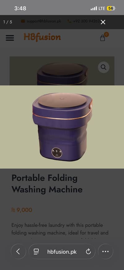 Mini washing machine portable