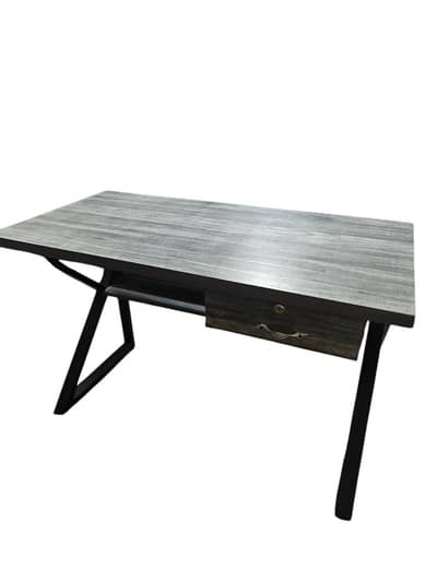 Study/Computer Table – Grey Wood Finish – Like New