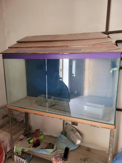 aquarium with stand