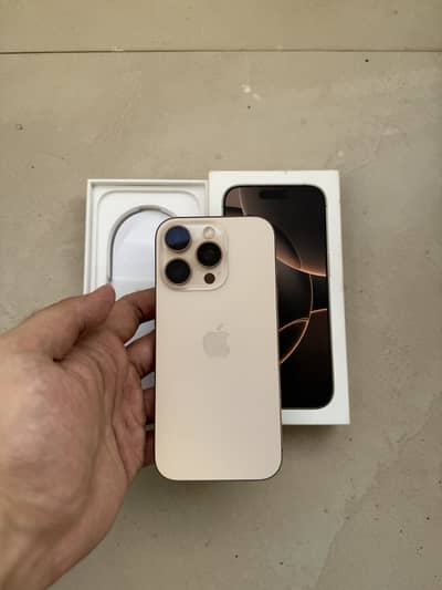 iPhone 16 Pro 256 gb with box physical + esim