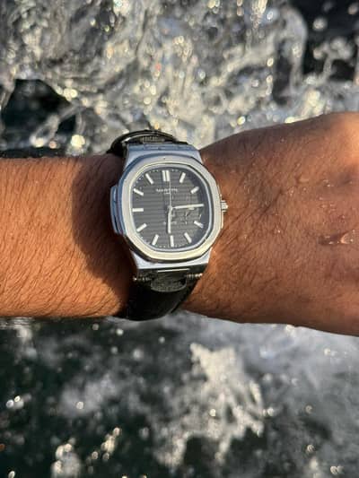 MARTYN LINE Dual Time Chronograph S. Steel for sale