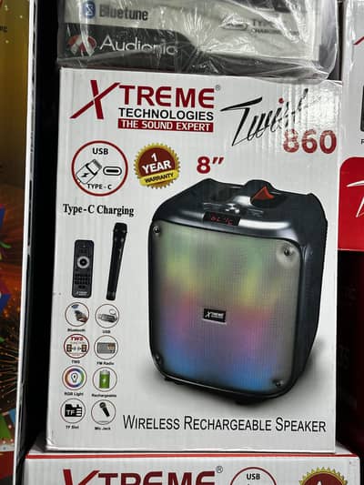 Xtream Twist 860 Rechargeable Karaoke Speaker