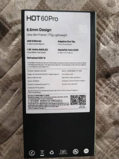 Infinix Hot 60pro
