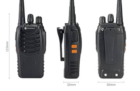 New Motorola MT 918 Walkie Talkies (Pair) Long Range Dual Band Radios