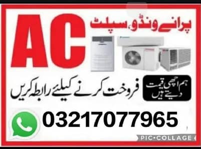 we purchase used new ac , window ac , split ac , DC inverter ac