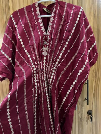 Sahibas by Mirza lawn kaftan