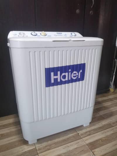 Haier washing machine semiautomatic capacity 10 kg very good condition