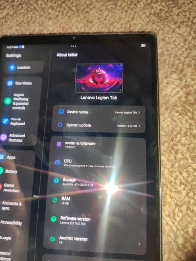 Lenovo legion tab 16/512