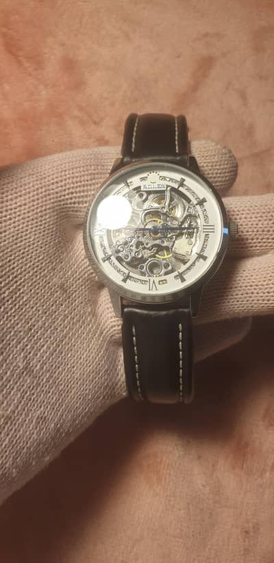 automatic skeleton watch for sale