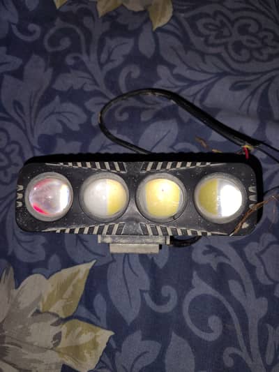 4 Lanse Fog LED Light Yellow+ White Slightly Used