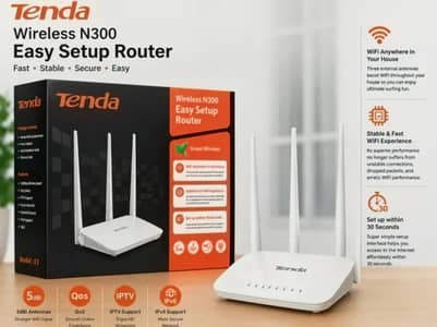 Tenda F3 Wireless N300 Router