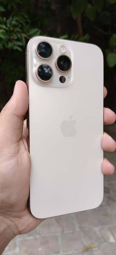 iPhone 16 Pro Max PTA APPROVED/ 256GB/ Desert