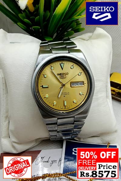 Seiko 5 Citizen Orient Automatic Pre-Owned watch Japan 03161737353