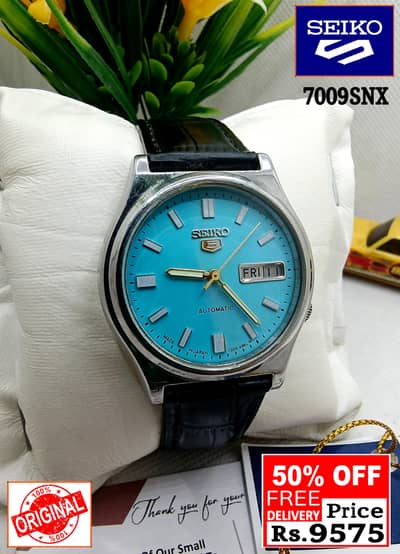 Seiko 5 Citizen Orient Automatic Pre-Owned watch Japan 03161737353