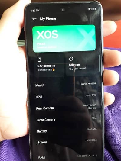 InfiniX note 30