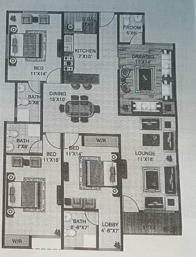Five Bed DD Apartment Available For Sale In Saima Residencia Main Airport Road Karachi