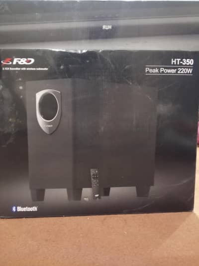 F&D Sound bar and  woofer sound system