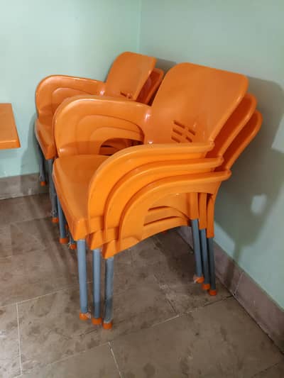 6 chairs and table