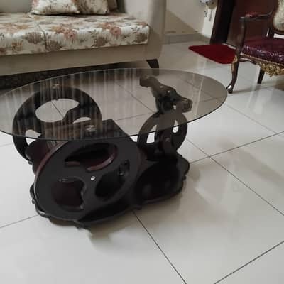 center table with wheel