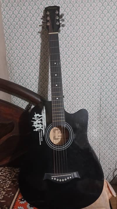 Paisen Guitar 38 inches  black colour