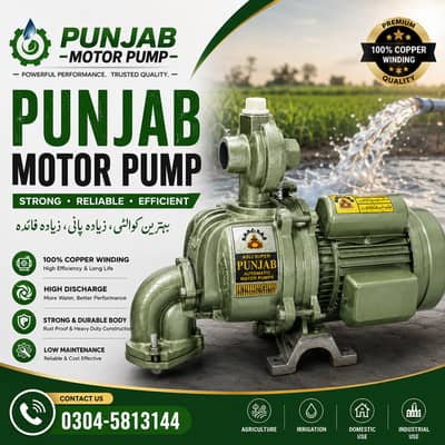 Punjab Water Motor Pump Double Ampellar