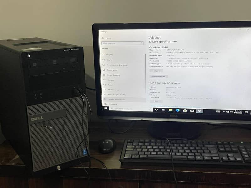Dell Full Desktop Computer Set 2