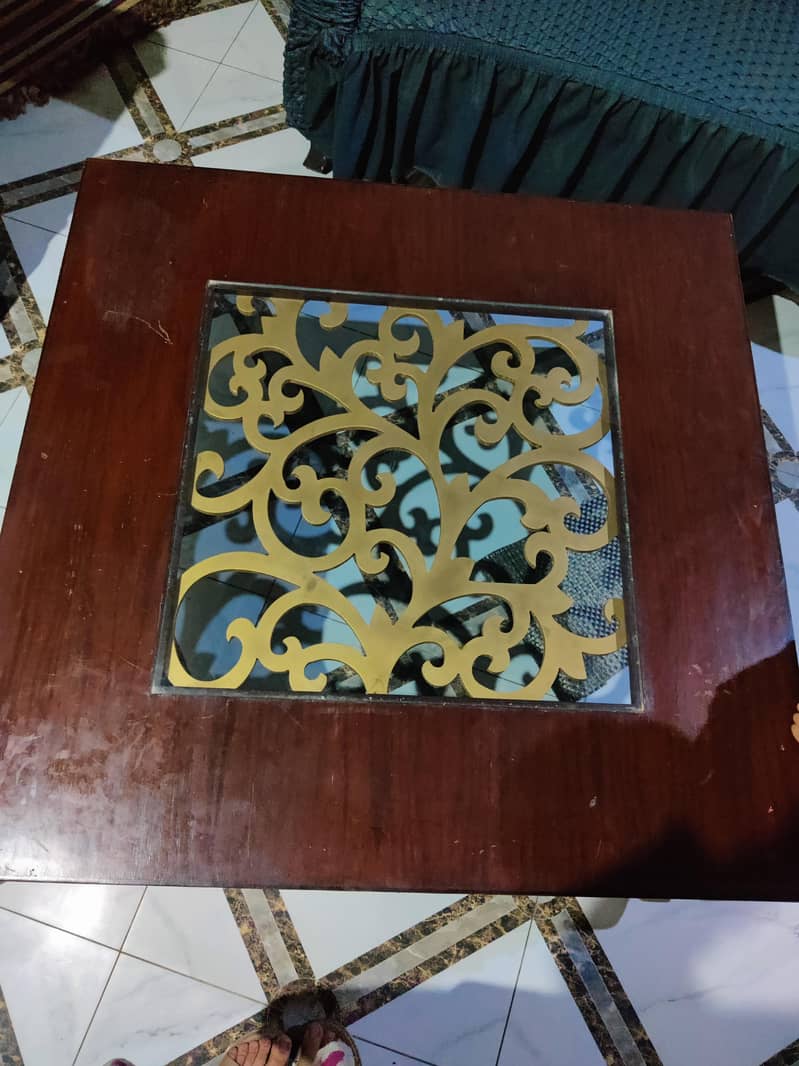 Table and 2 side table 1