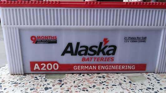 21 plates, 12V Alaska battery