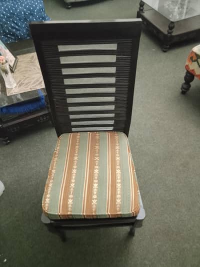 6 seater Glass Top Dining Table & Chairs