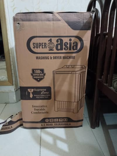 brand new washing machine