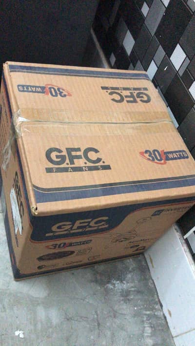 Box pack ceiling fan with remote