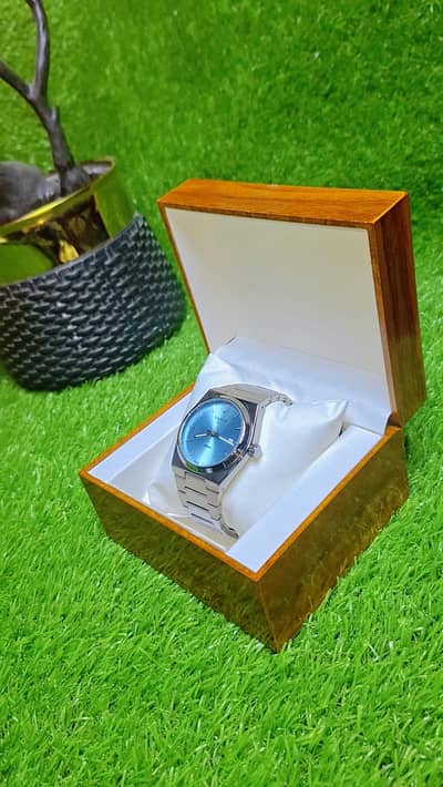 Luxury Tissot Light Blue Watch – Brand New Premium Edition