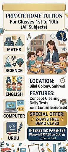 Home Tuition for Class 1 to 10